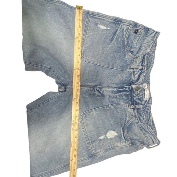 KanCan Estilo Jeans Womens Size 18 Light Wash Distressed Denim Straight Leg - Picture 11 of 14